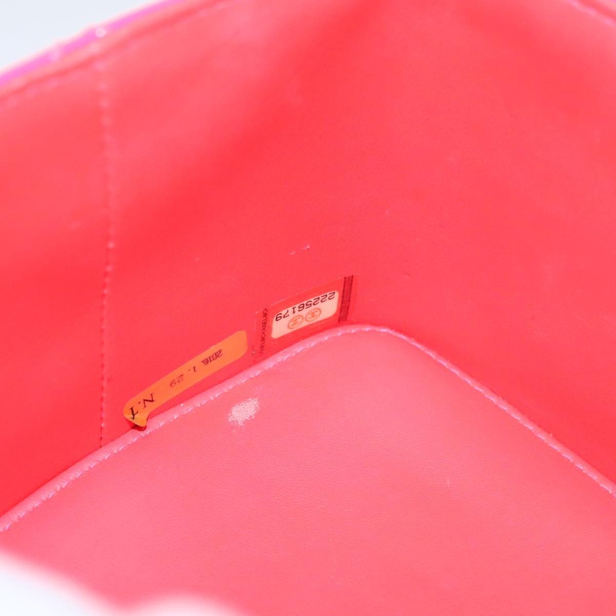 Chanel Vanity Pink Patent Leather Clutch Bag (Pre-Owned) Size ONE SIZE - 14 Thumbnail