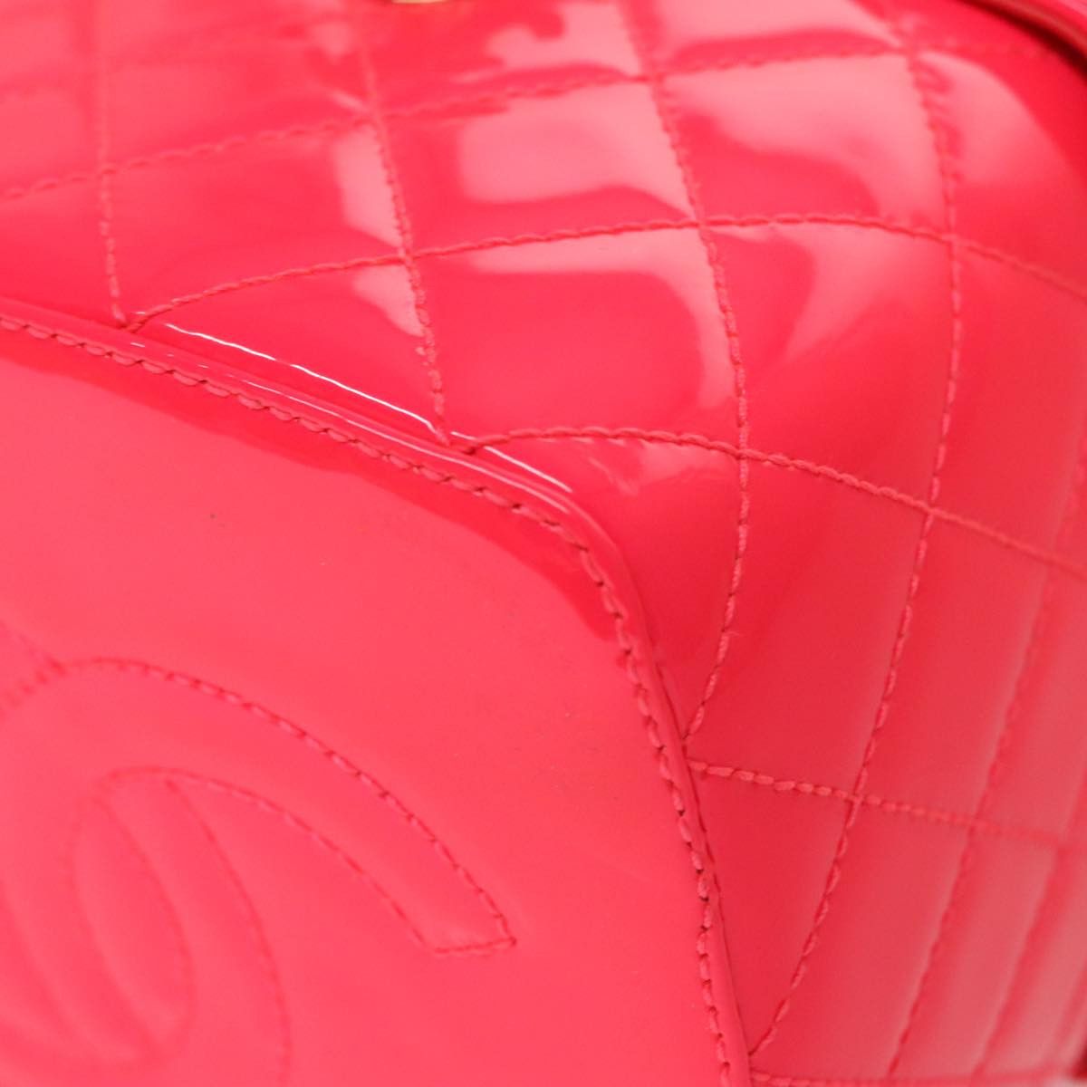 Chanel Vanity Pink Patent Leather Clutch Bag (Pre-Owned) Size ONE SIZE - 8 Thumbnail