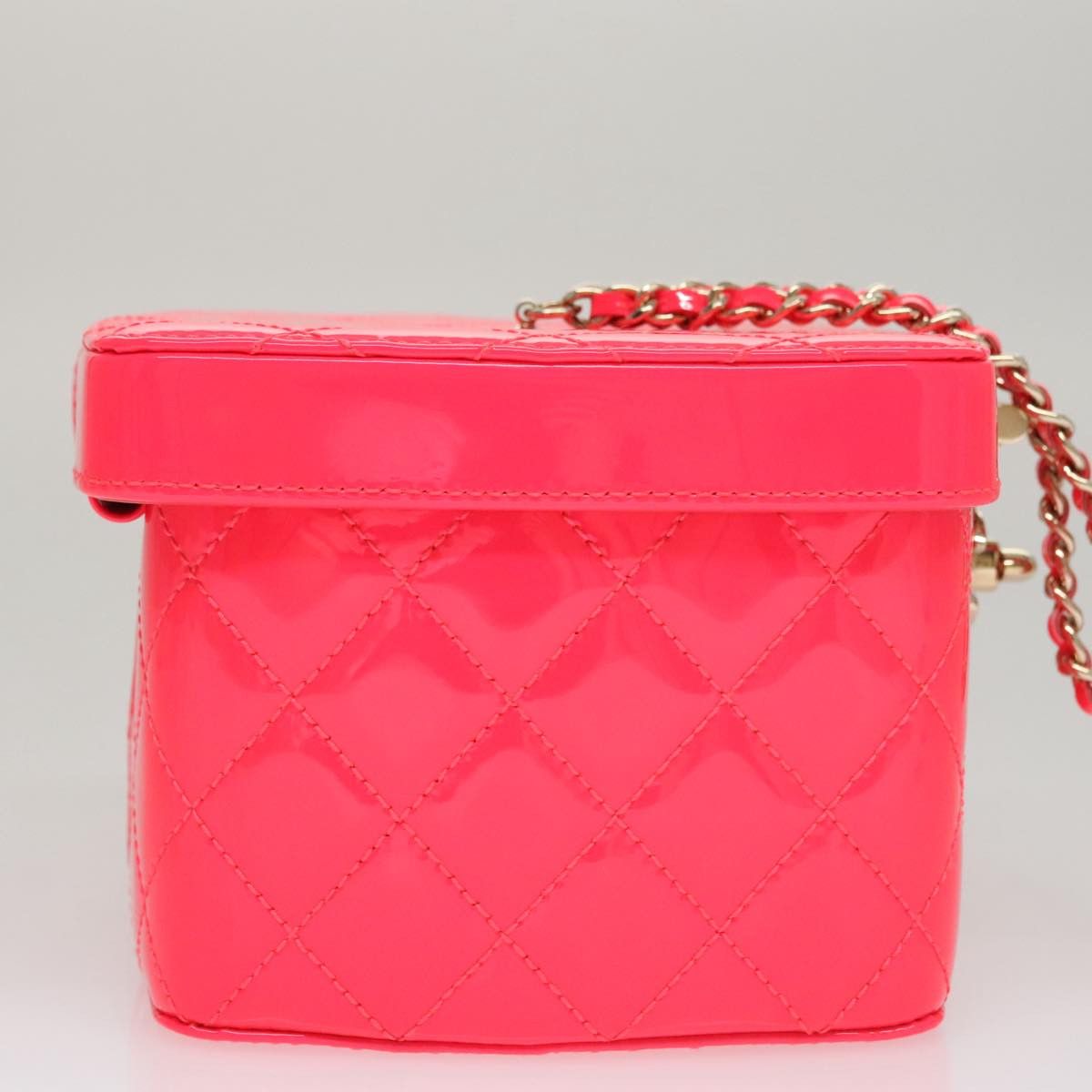 Chanel Vanity Pink Patent Leather Clutch Bag (Pre-Owned) Size ONE SIZE - 4 Thumbnail