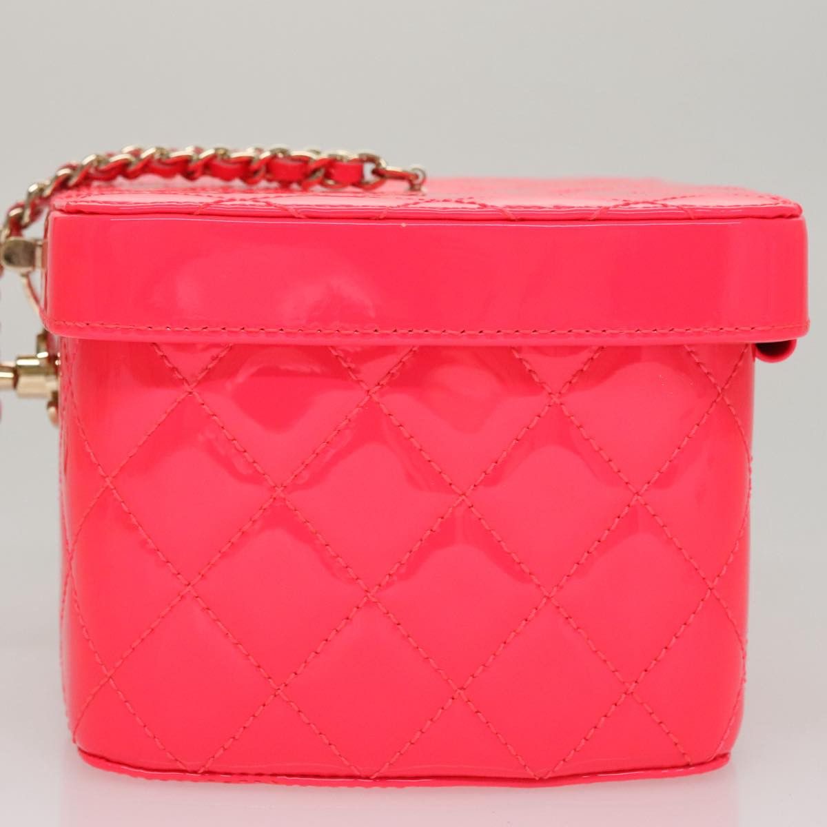 Chanel Vanity Pink Patent Leather Clutch Bag (Pre-Owned) Size ONE SIZE - 3 Thumbnail