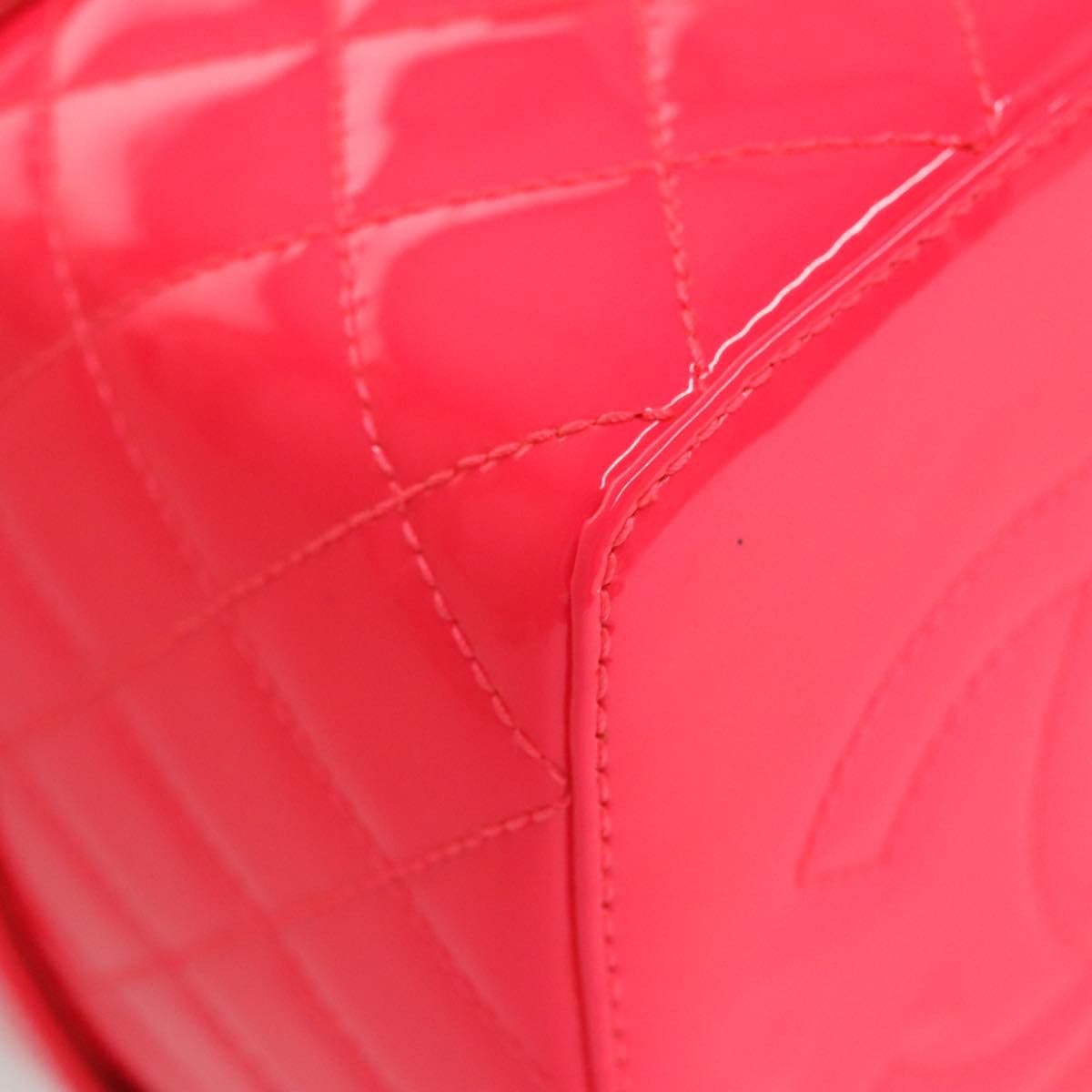 Chanel Vanity Pink Patent Leather Clutch Bag (Pre-Owned) Size ONE SIZE - 7 Thumbnail