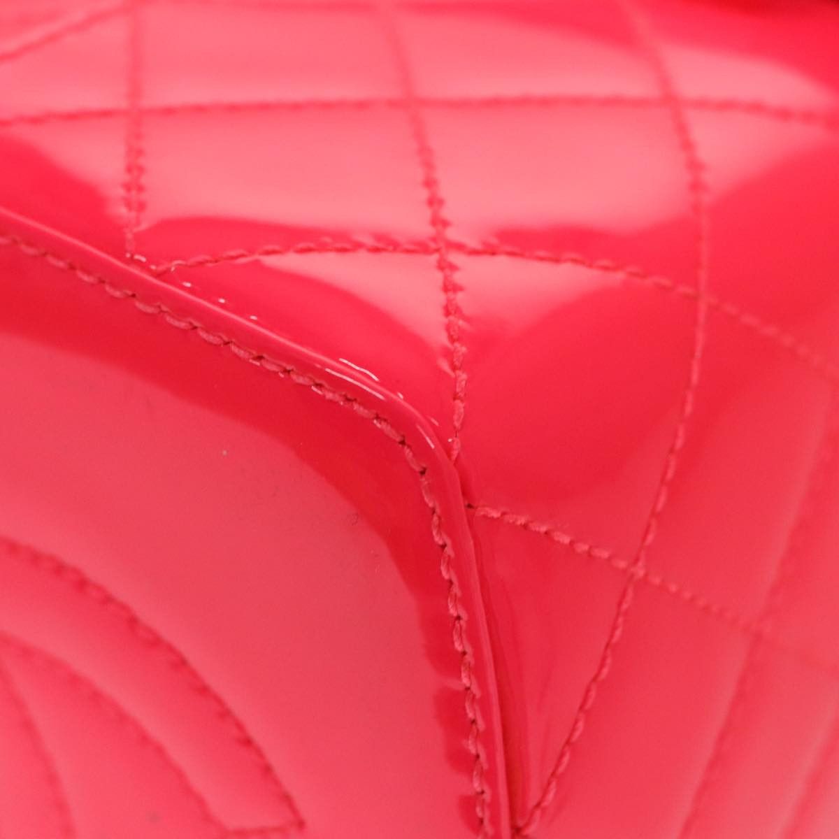 Chanel Vanity Pink Patent Leather Clutch Bag (Pre-Owned) Size ONE SIZE - 10 Thumbnail