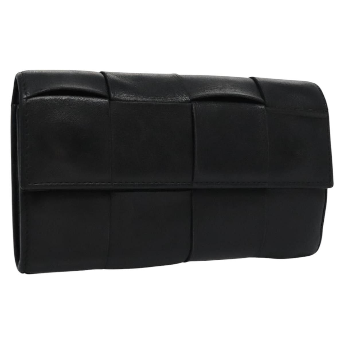 Bottega Veneta Cassette Black Leather Wallet (Pre-Owned) Size ONE SIZE - 19 Thumbnail