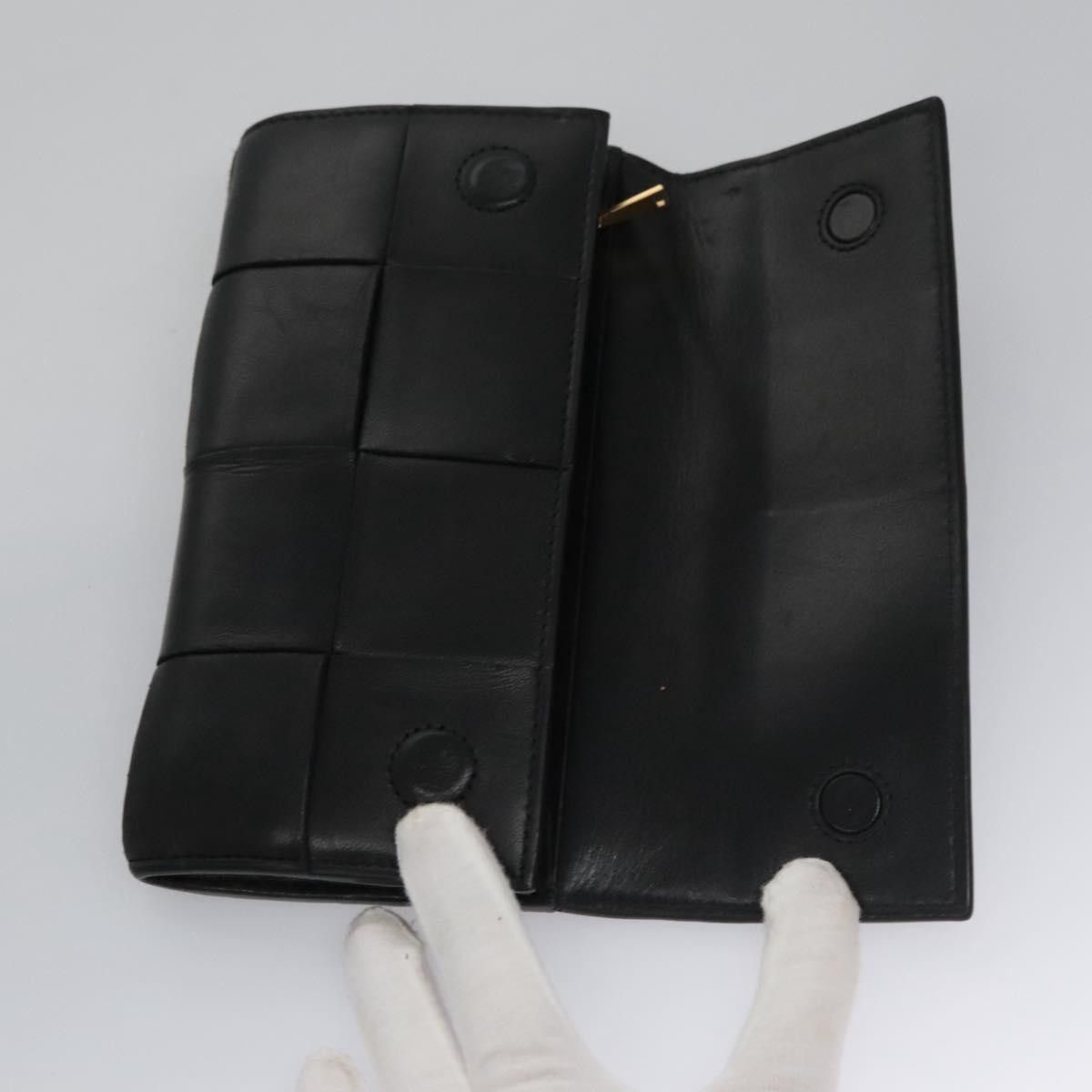 Bottega Veneta Cassette Black Leather Wallet (Pre-Owned) Size ONE SIZE - 12 Thumbnail