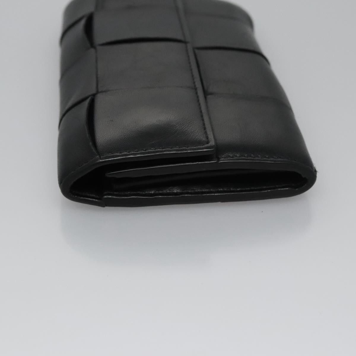 Bottega Veneta Cassette Black Leather Wallet (Pre-Owned) Size ONE SIZE - 4 Thumbnail