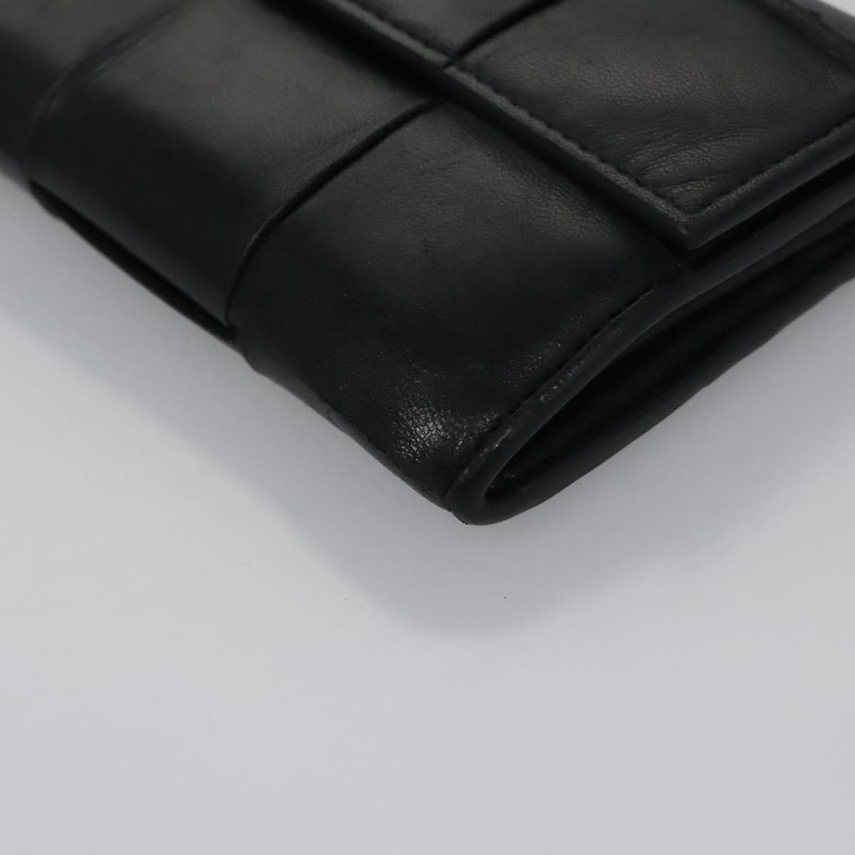Bottega Veneta Cassette Black Leather Wallet (Pre-Owned) Size ONE SIZE - 7 Thumbnail