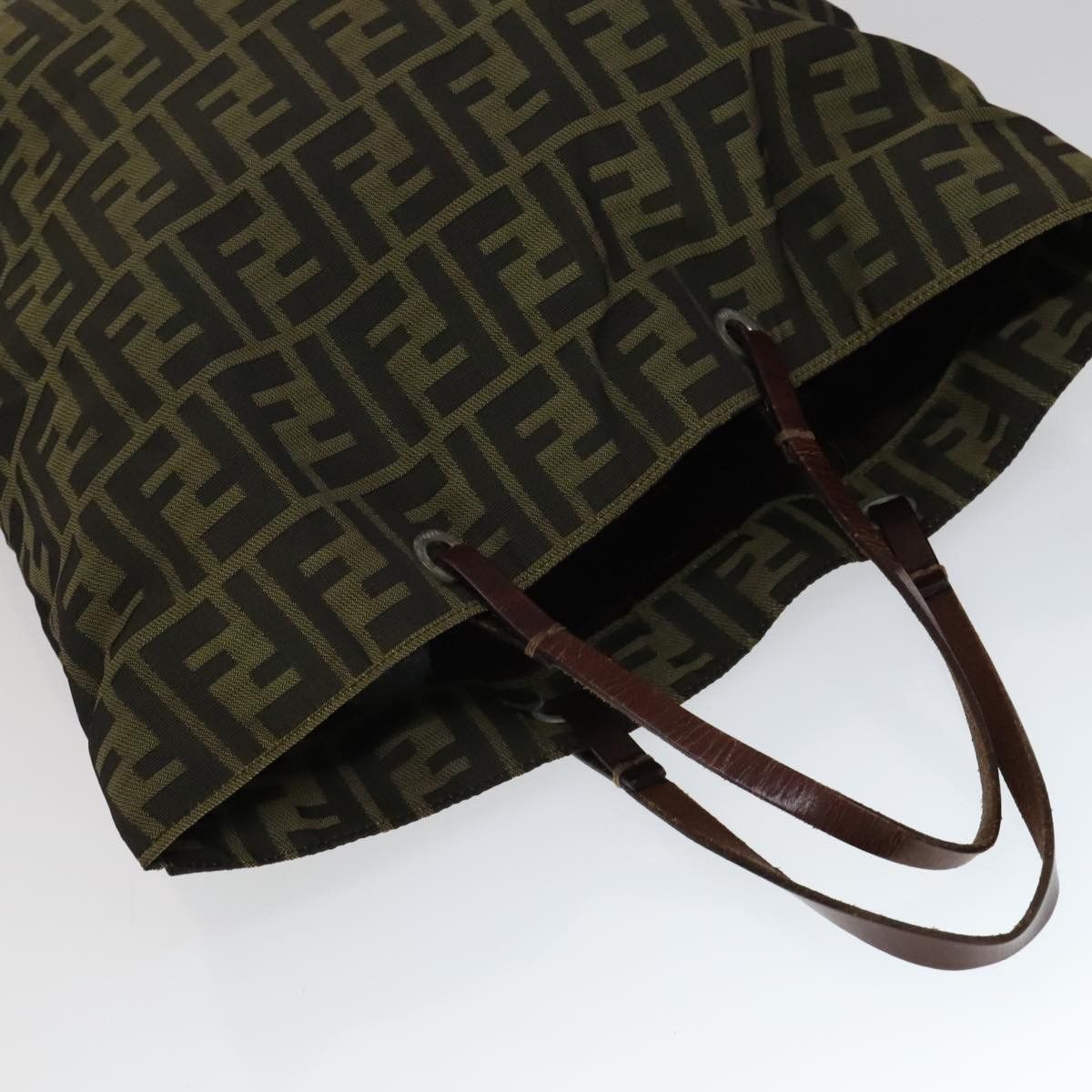 Fendi Zucca Brown Canvas Tote Bag (Pre-Owned) Size ONE SIZE - 5 Thumbnail