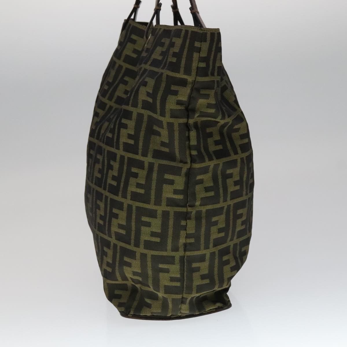 Fendi Zucca Brown Canvas Tote Bag (Pre-Owned) Size ONE SIZE - 4 Thumbnail