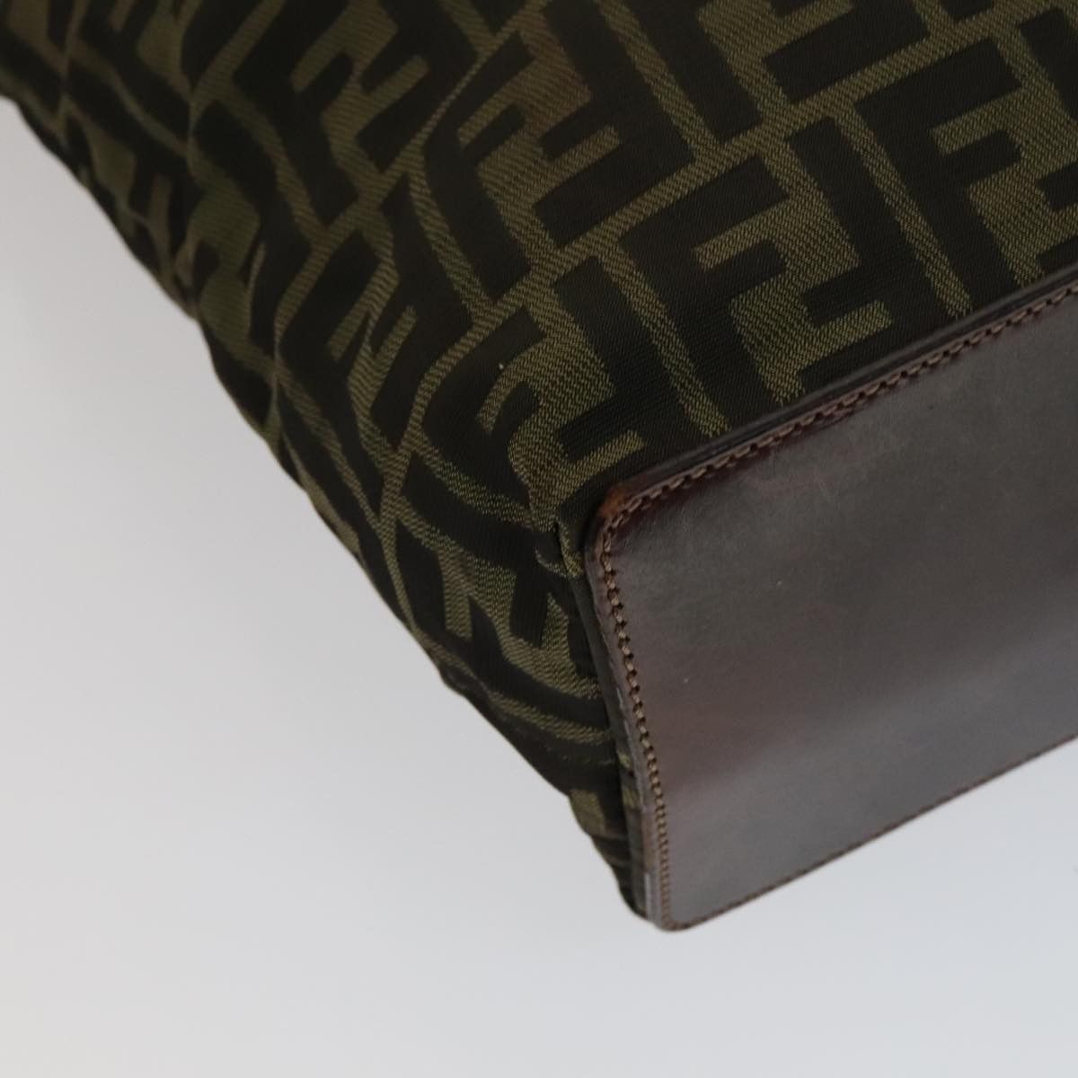 Fendi Zucca Brown Canvas Tote Bag (Pre-Owned) Size ONE SIZE - 7 Thumbnail
