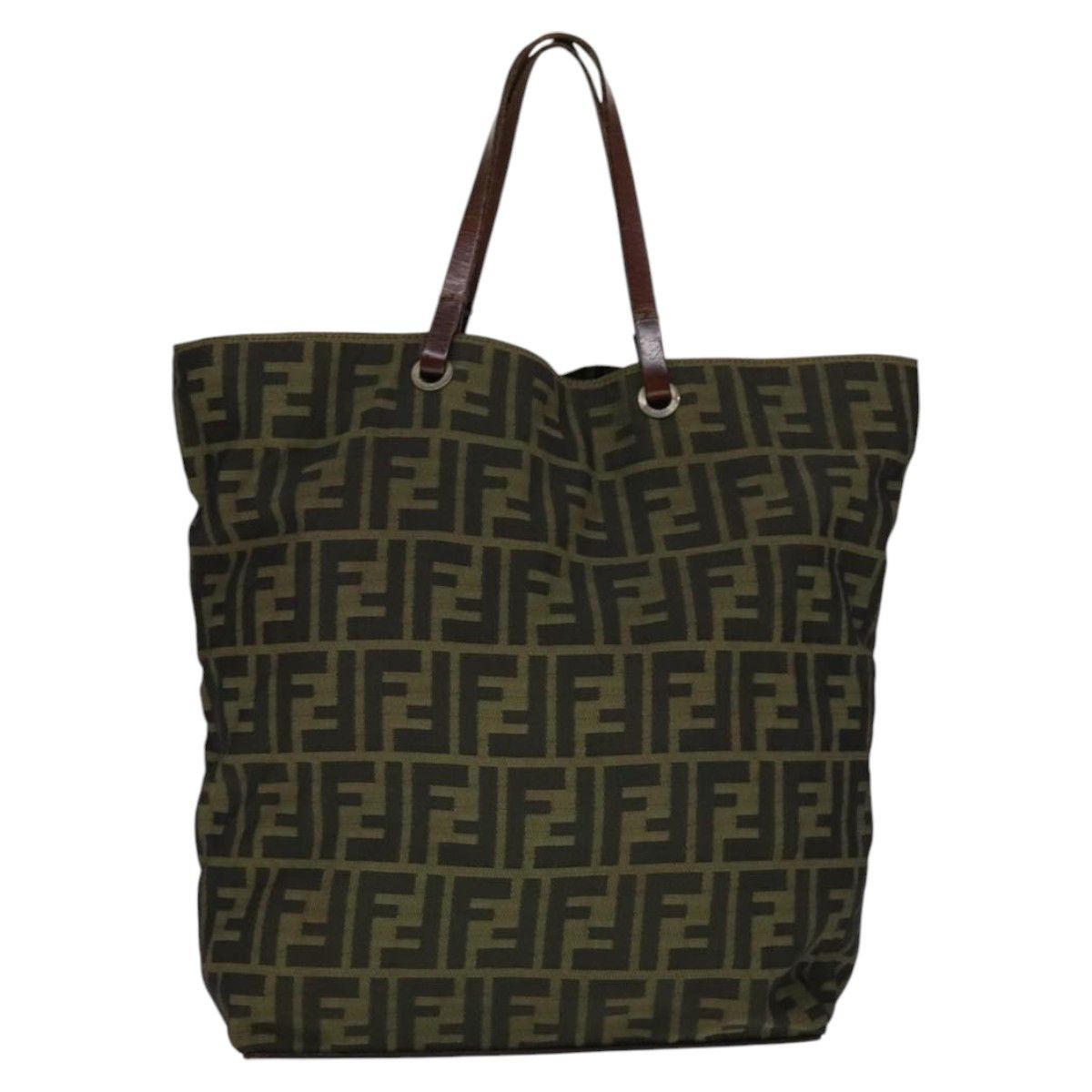 Fendi Zucca Brown Canvas Tote Bag (Pre-Owned) Size ONE SIZE - 2 Thumbnail