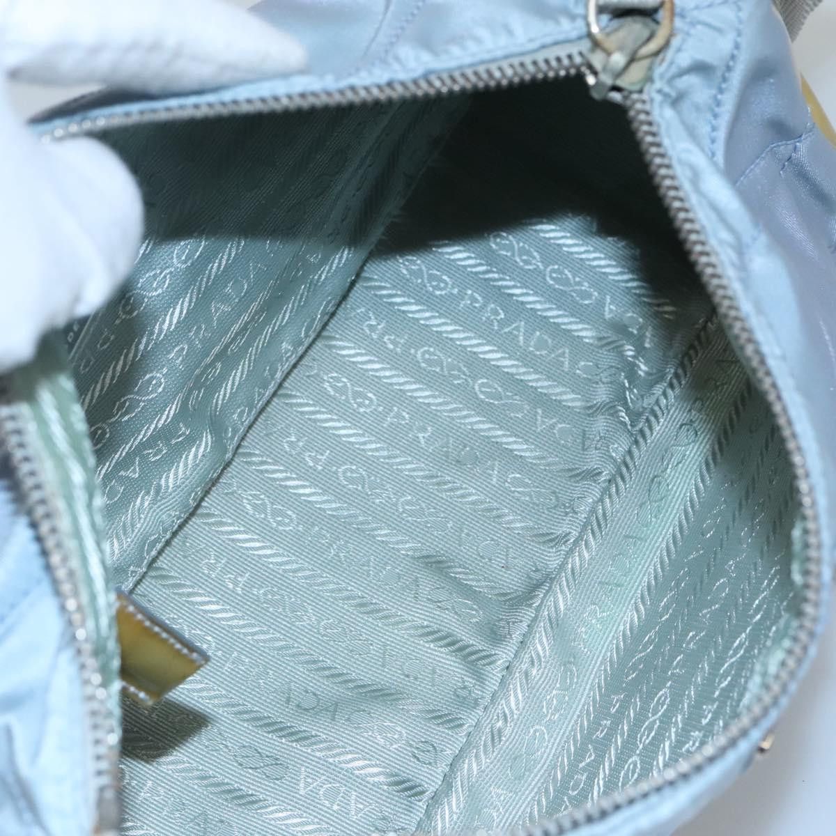 Prada Tessuto Blue Synthetic Shoulder Bag (Pre-Owned) Size ONE SIZE - 13 Thumbnail