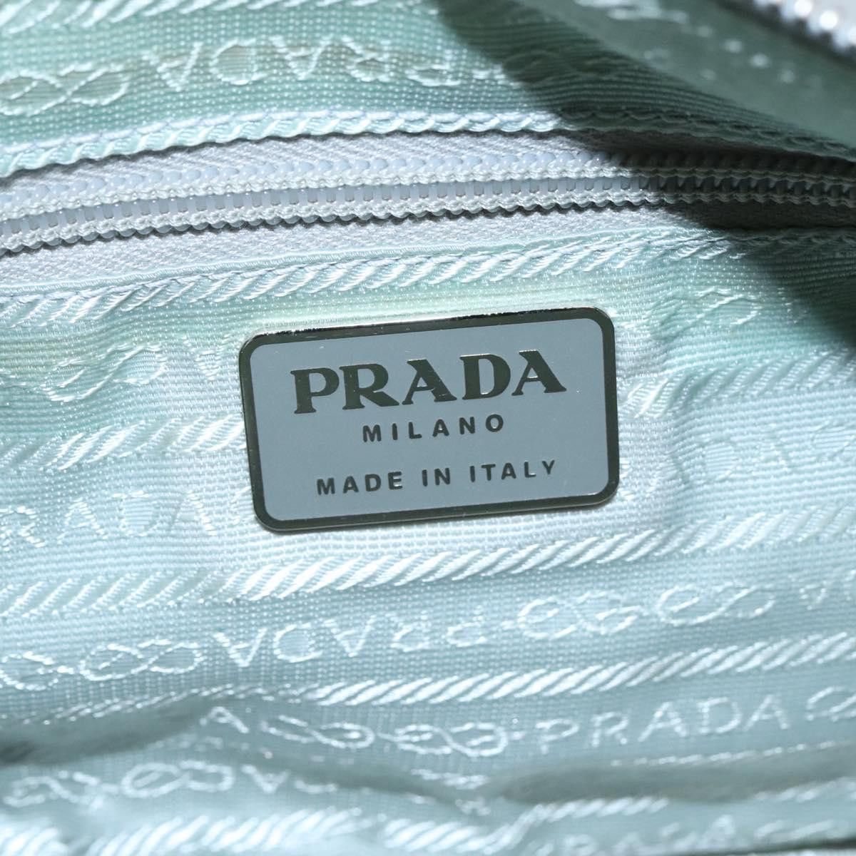 Prada Tessuto Blue Synthetic Shoulder Bag (Pre-Owned) Size ONE SIZE - 15 Thumbnail