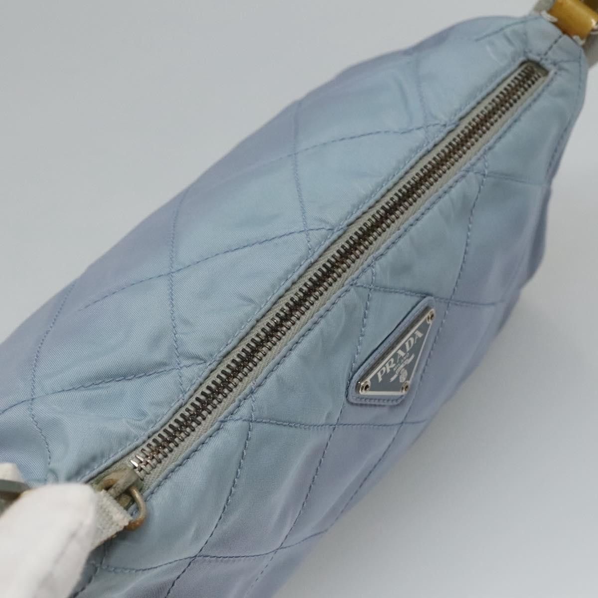 Prada Tessuto Blue Synthetic Shoulder Bag (Pre-Owned) Size ONE SIZE - 5 Thumbnail