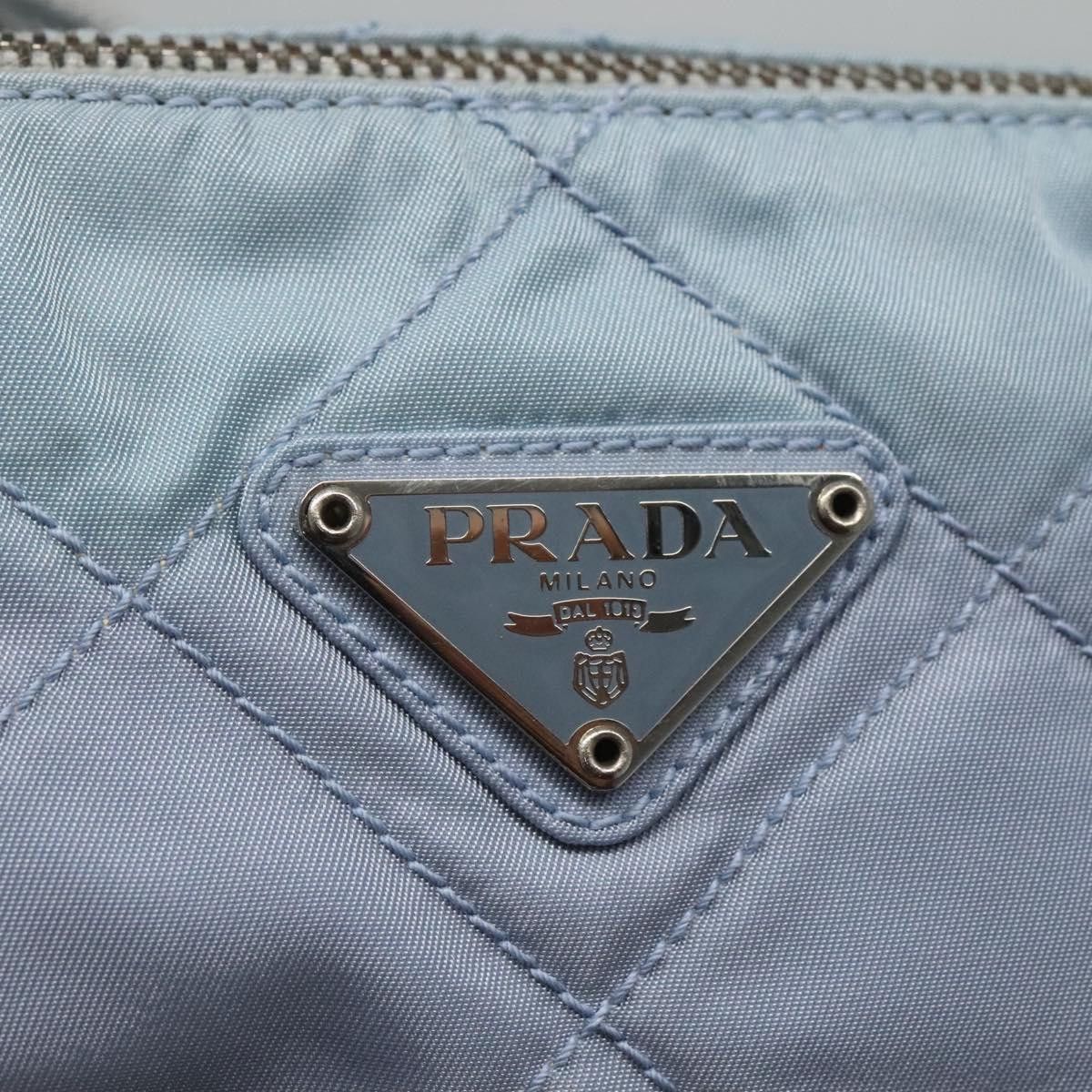 Prada Tessuto Blue Synthetic Shoulder Bag (Pre-Owned) Size ONE SIZE - 16 Thumbnail