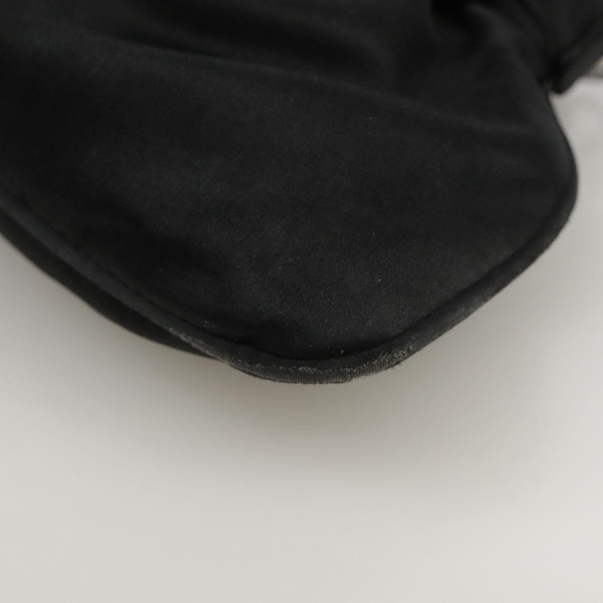Salvatore Ferragamo Gancini Black Silk Clutch Bag (Pre-Owned) Size ONE SIZE - 8 Thumbnail