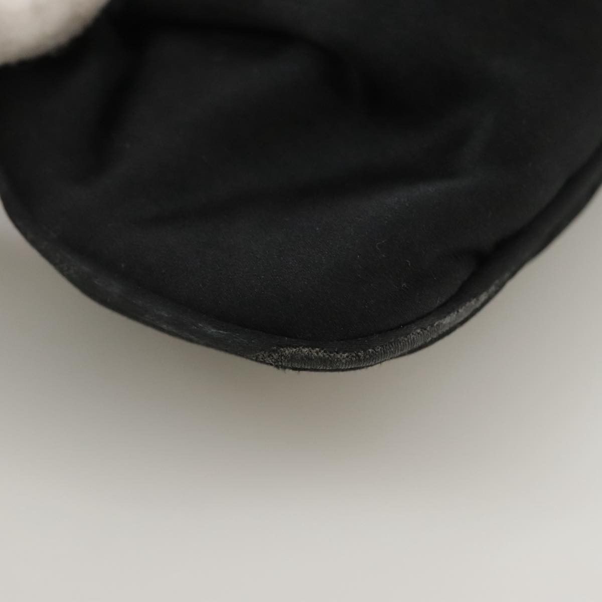 Salvatore Ferragamo Gancini Black Silk Clutch Bag (Pre-Owned) Size ONE SIZE - 9 Thumbnail