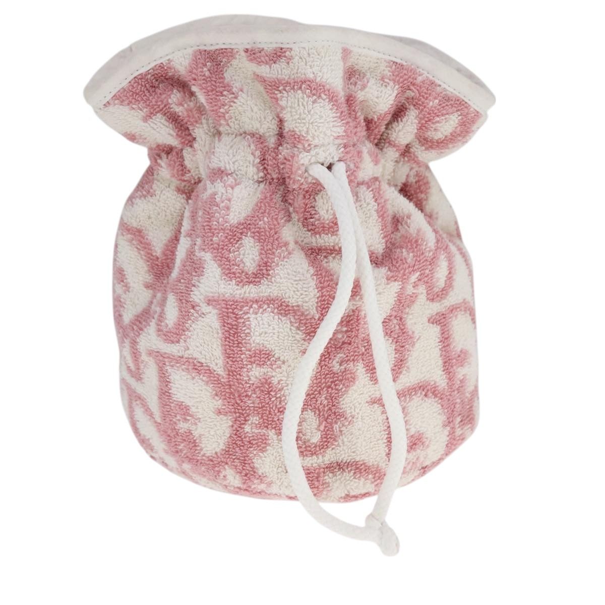 Dior Trotter Pink Cotton Clutch Bag (Pre-Owned) Size ONE SIZE - 11 Thumbnail