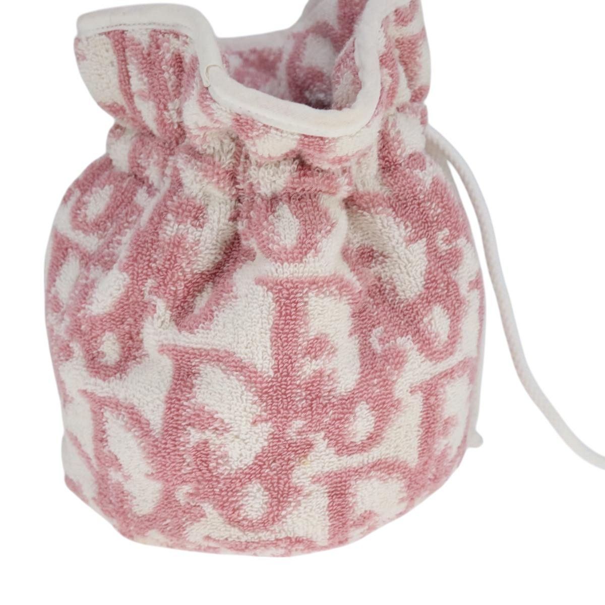 Dior Trotter Pink Cotton Clutch Bag (Pre-Owned) Size ONE SIZE - 3 Thumbnail