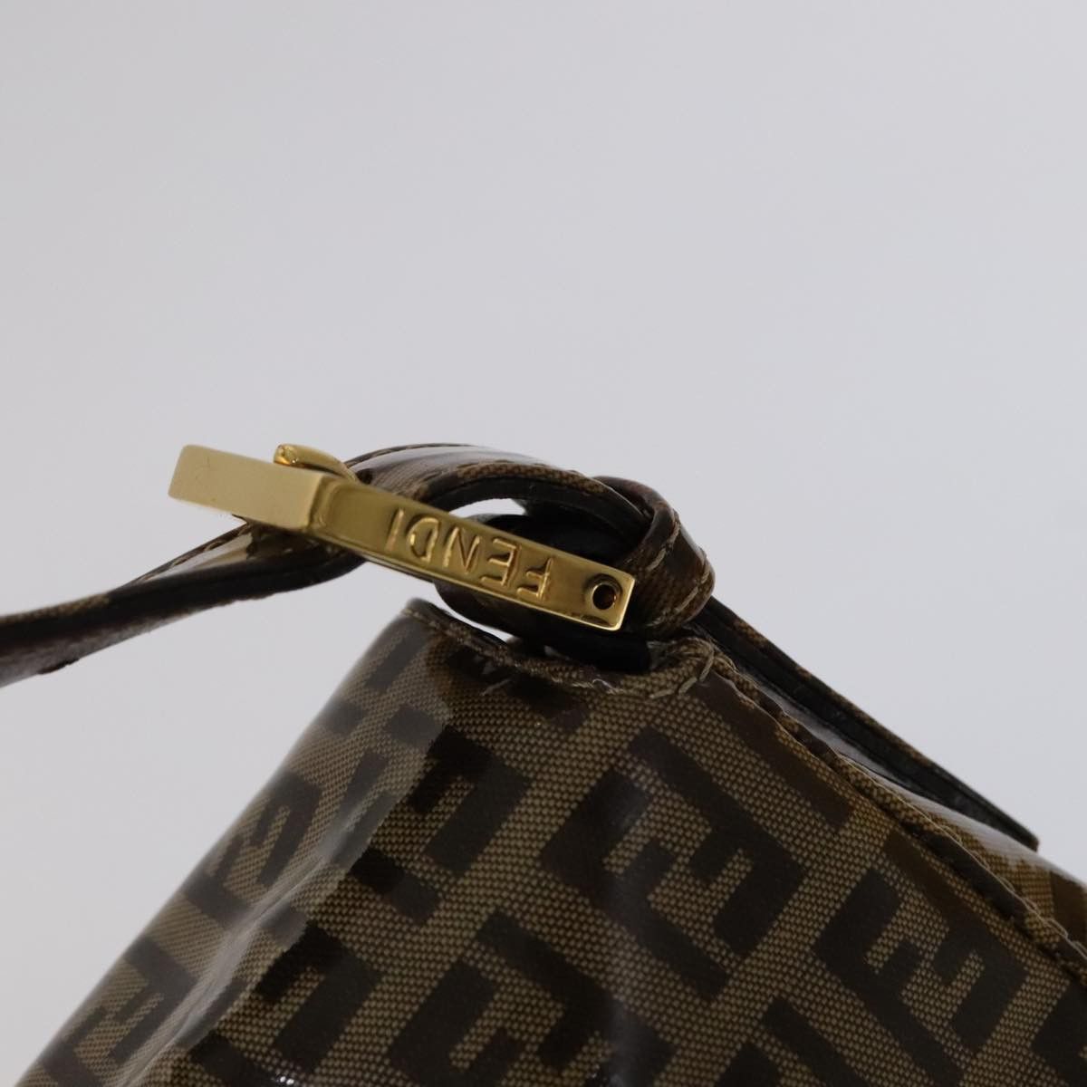 Fendi Zucchino Beige Canvas Shoulder Bag (Pre-Owned) Size ONE SIZE - 20 Thumbnail