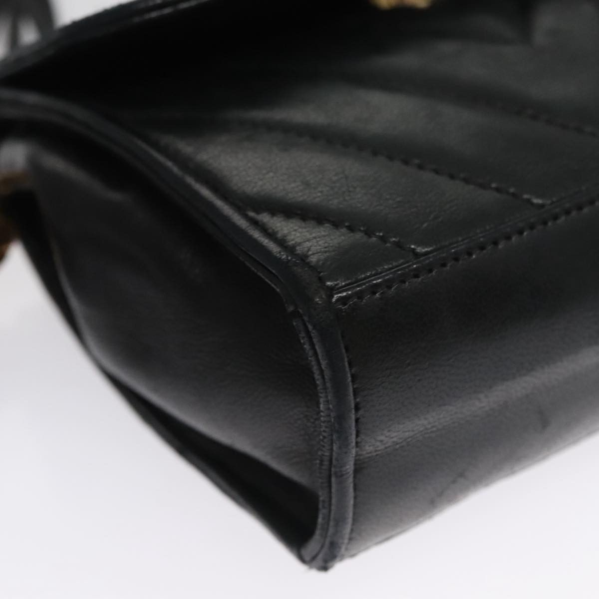 Chanel Cc Black Leather Shoulder Bag (Pre-Owned) Size ONE SIZE - 7 Thumbnail