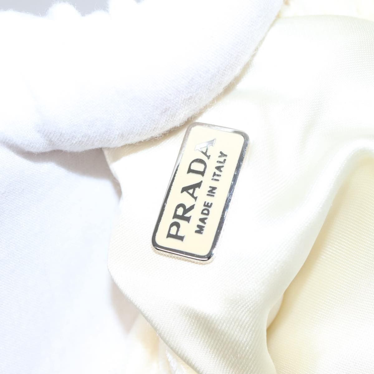Prada Beige Velvet Clutch Bag (Pre-Owned) Size ONE SIZE - 11 Thumbnail