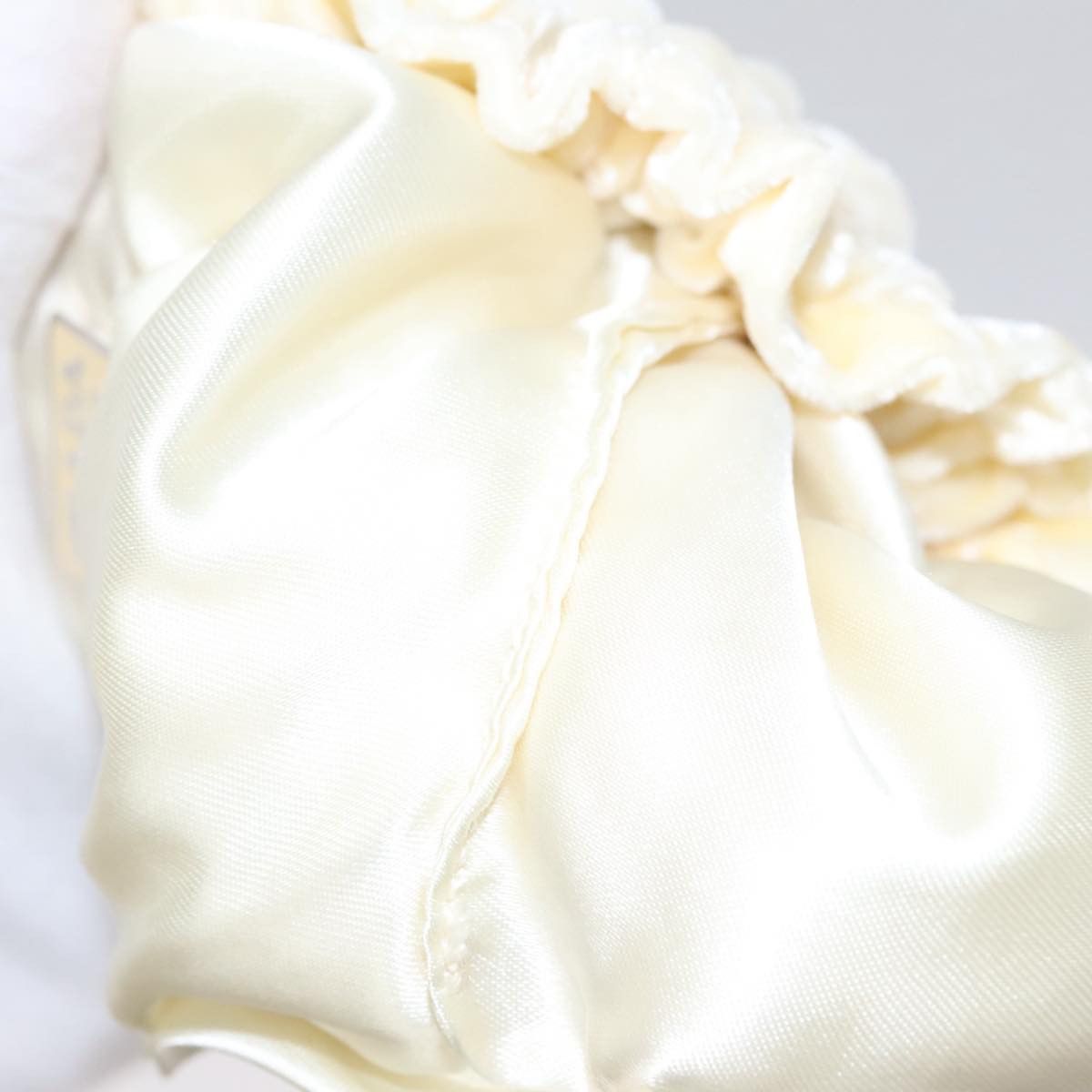 Prada Beige Velvet Clutch Bag (Pre-Owned) Size ONE SIZE - 9 Thumbnail