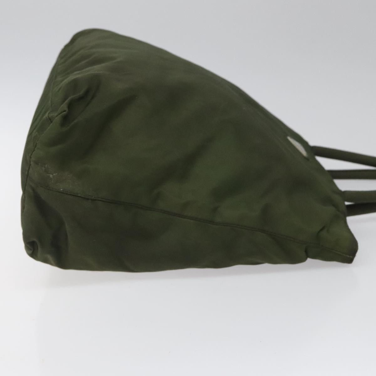 Prada Tessuto Green Synthetic Handbag (Pre-Owned) Size ONE SIZE - 3 Thumbnail