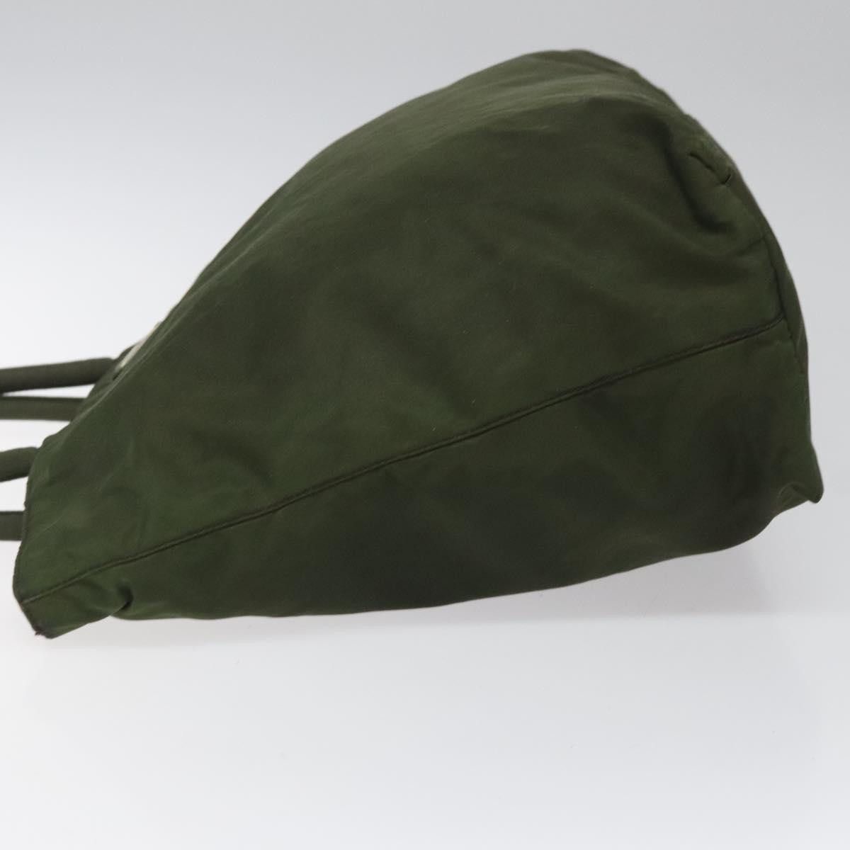 Prada Tessuto Green Synthetic Handbag (Pre-Owned) Size ONE SIZE - 4 Thumbnail