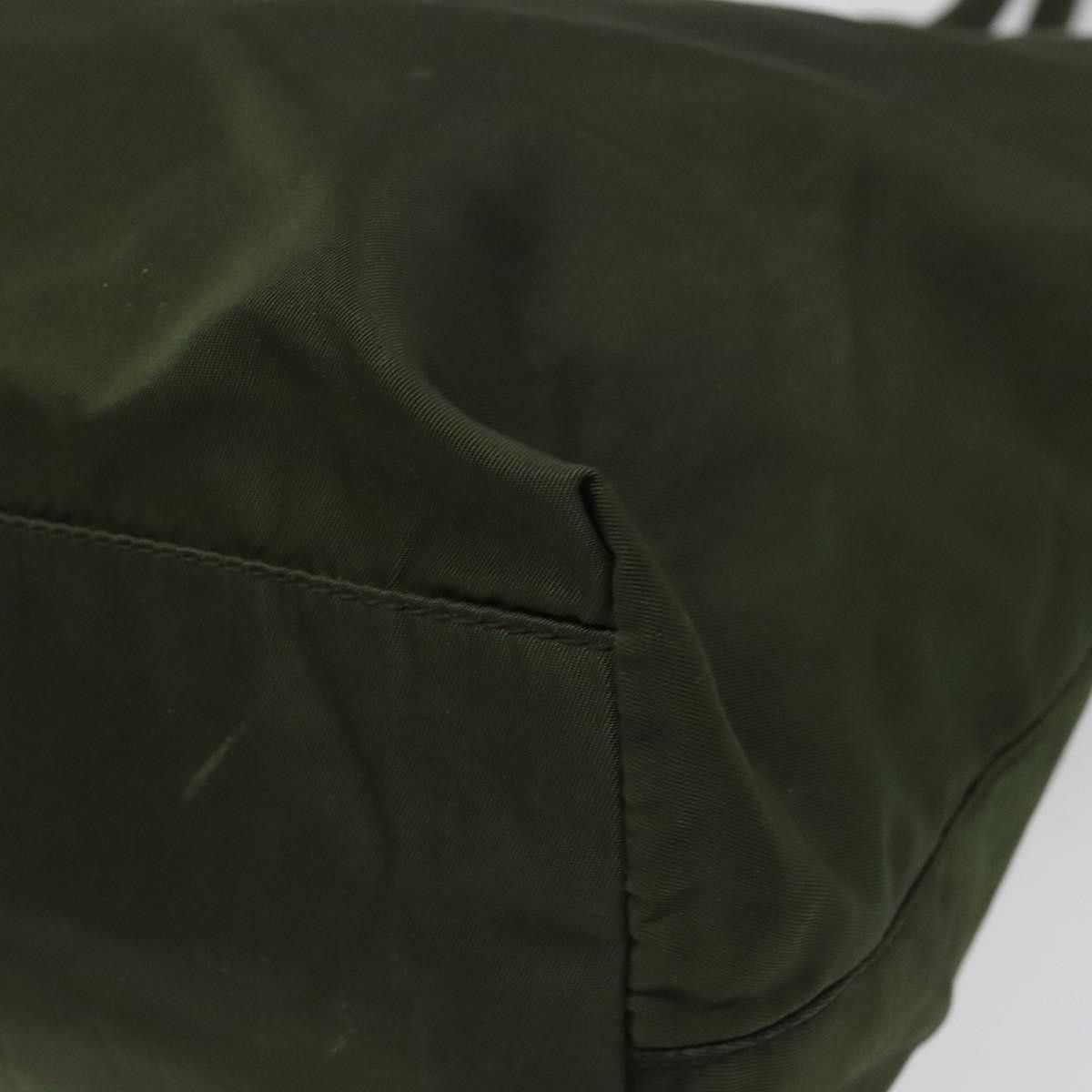 Prada Tessuto Green Synthetic Handbag (Pre-Owned) Size ONE SIZE - 9 Thumbnail