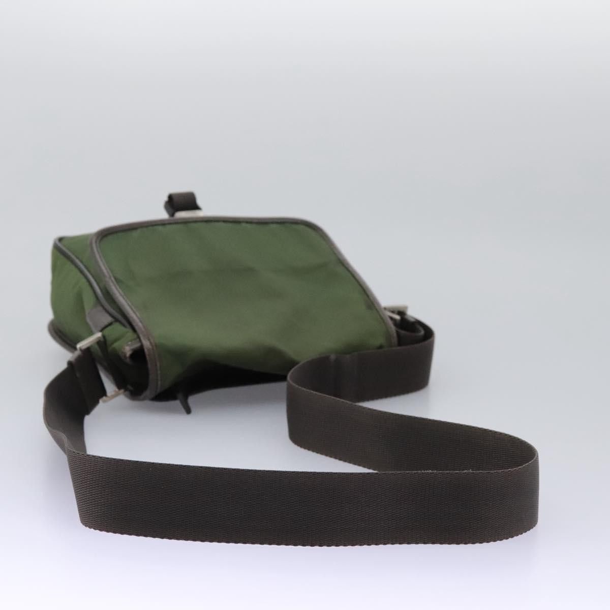 Prada Tessuto Khaki Synthetic Shoulder Bag (Pre-Owned) Size ONE SIZE - 5 Thumbnail