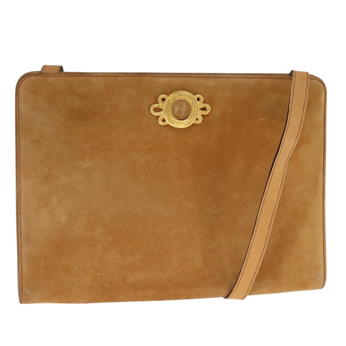 Salvatore Ferragamo Beige Suede Shoulder Bag (Pre-Owned) Size ONE SIZE - 15 Thumbnail