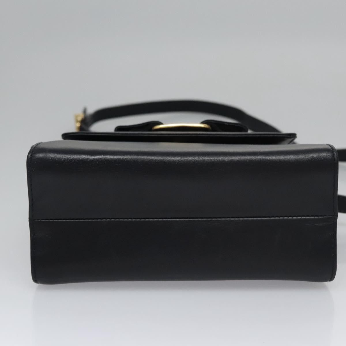 Salvatore Ferragamo Vara Black Leather Handbag (Pre-Owned) Size ONE SIZE - 20 Thumbnail