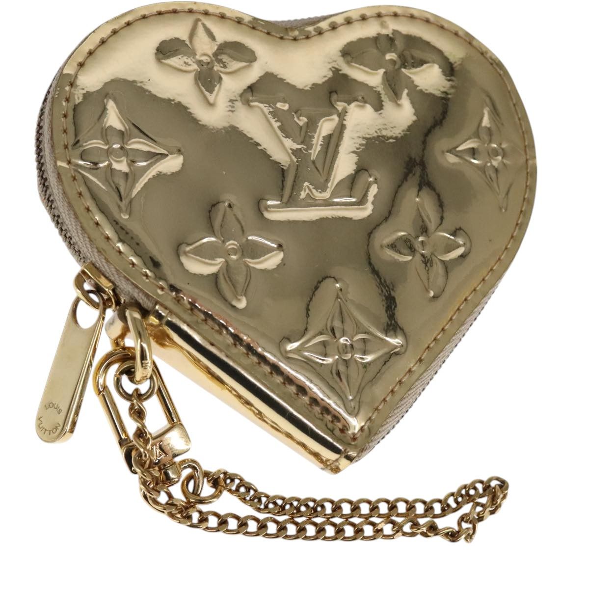 Louis Vuitton Porte Monnaie Coeur Gold Patent Leather Wallet (Pre-Owned) Size ONE SIZE - 15 Thumbnail