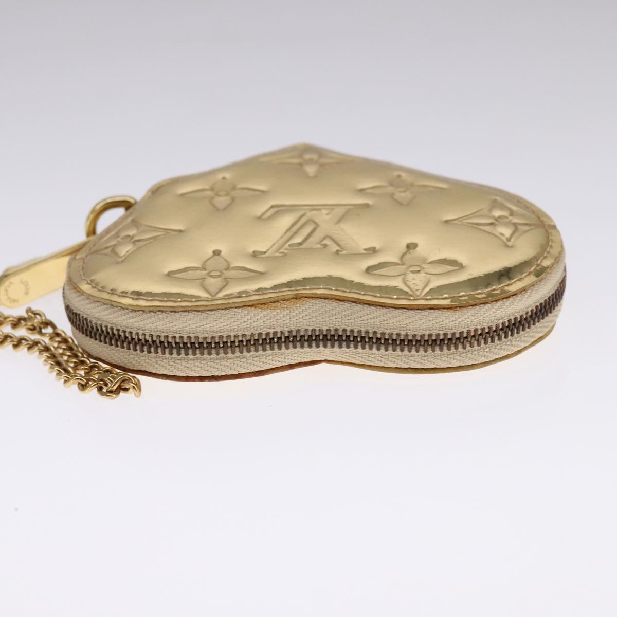 Louis Vuitton Porte Monnaie Coeur Gold Patent Leather Wallet (Pre-Owned) Size ONE SIZE - 16 Thumbnail