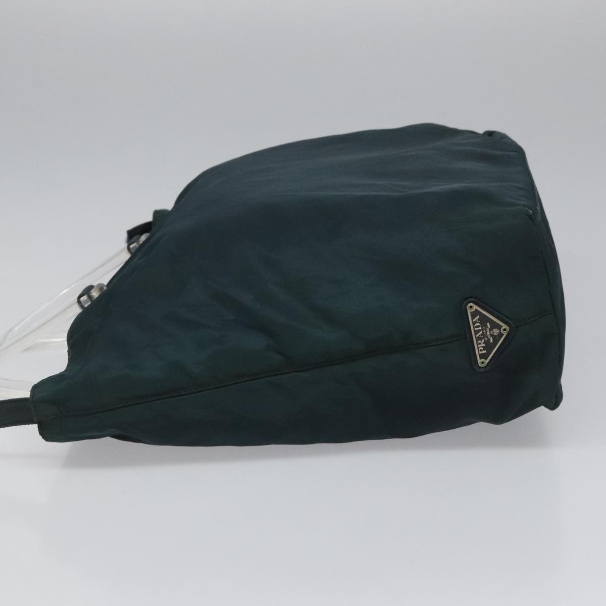 Prada Tessuto Green Synthetic Tote Bag (Pre-Owned) Size ONE SIZE - 4 Thumbnail