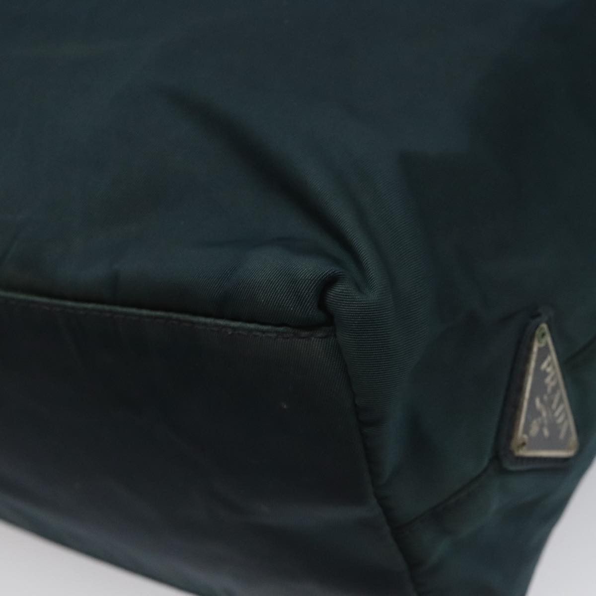 Prada Tessuto Green Synthetic Tote Bag (Pre-Owned) Size ONE SIZE - 9 Thumbnail