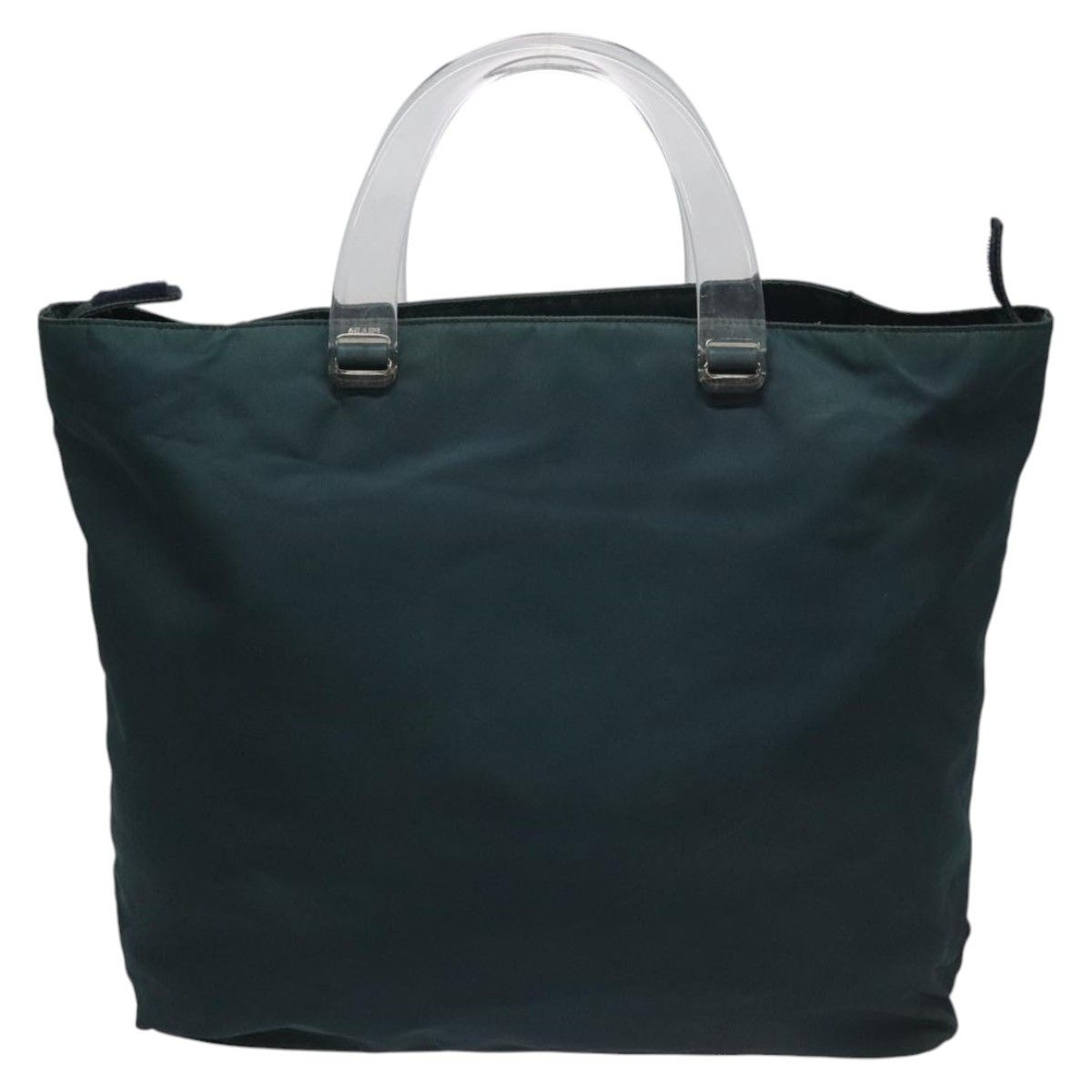 Prada Tessuto Green Synthetic Tote Bag (Pre-Owned) Size ONE SIZE - 2 Thumbnail