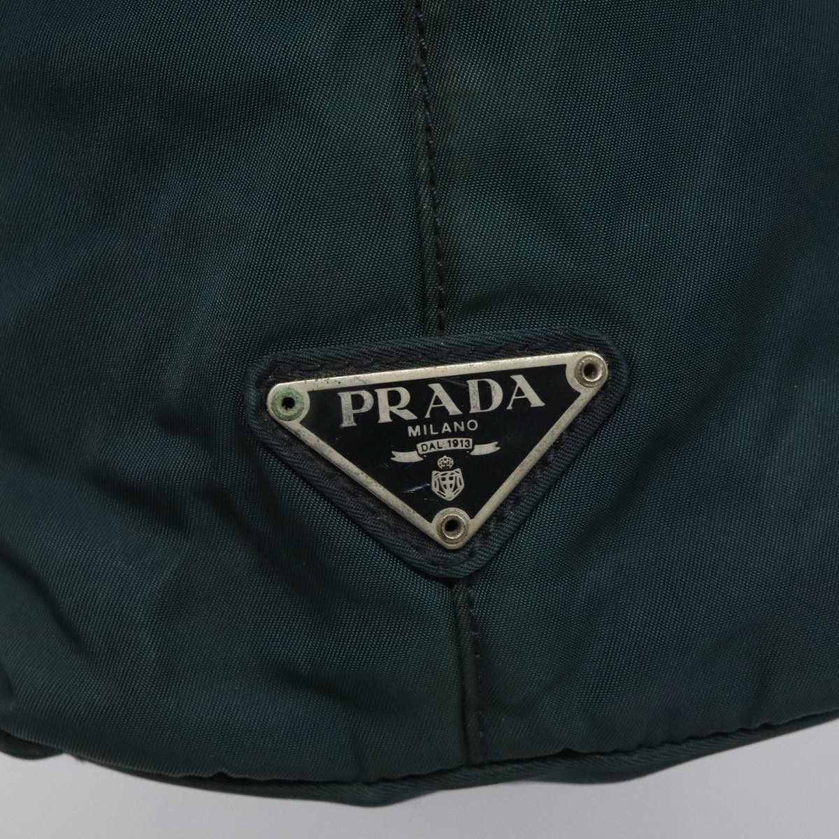 Prada Tessuto Green Synthetic Tote Bag (Pre-Owned) Size ONE SIZE - 16 Thumbnail