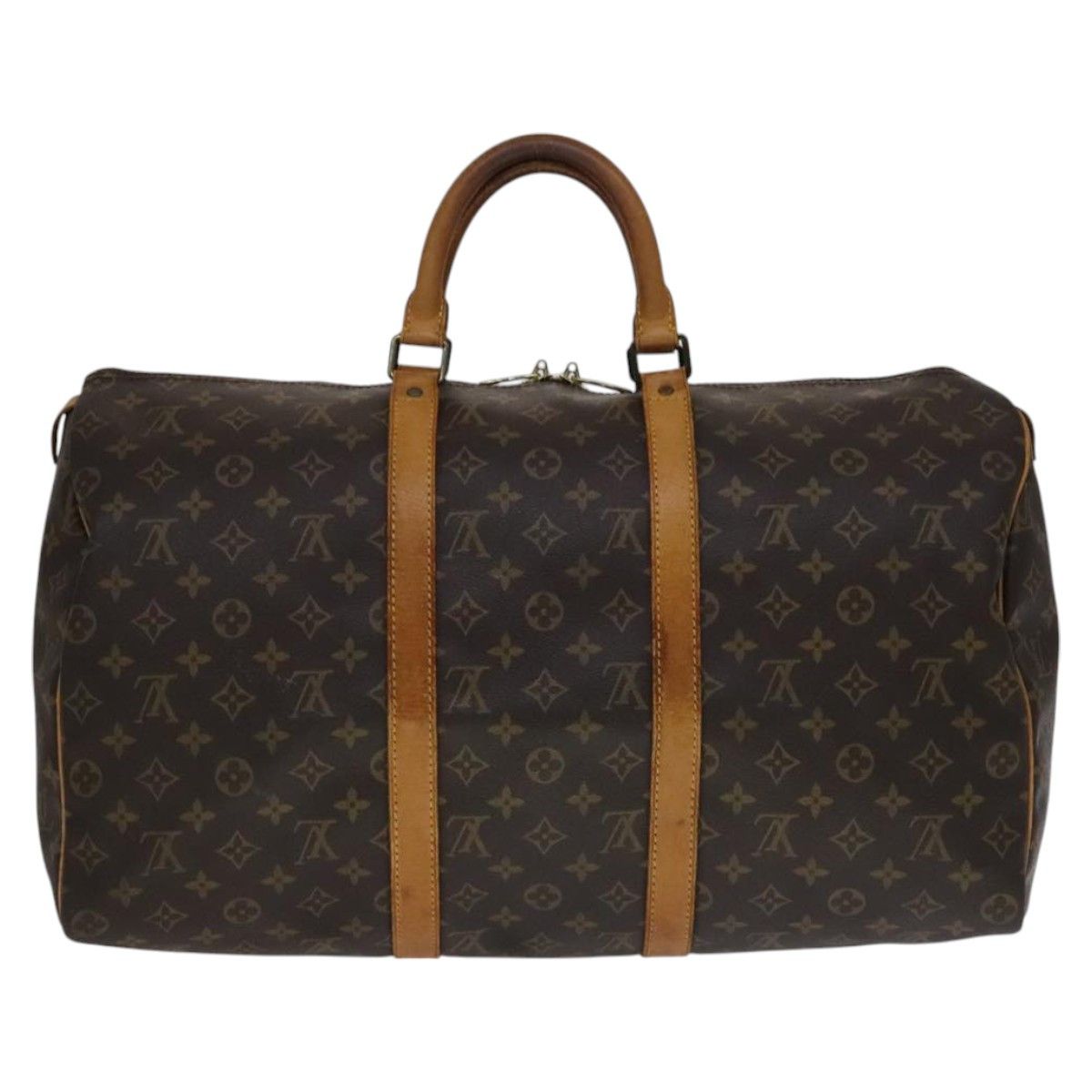Louis Vuitton Keepall 50 Brown Canvas Travel Bag (Pre-Owned) Size ONE SIZE - 2 Thumbnail