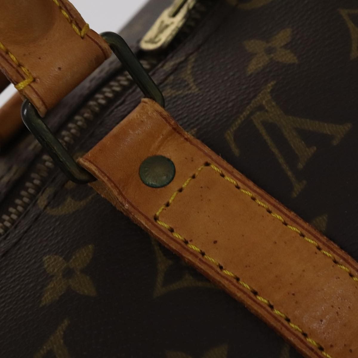 Louis Vuitton Keepall 50 Brown Canvas Travel Bag (Pre-Owned) Size ONE SIZE - 12 Thumbnail