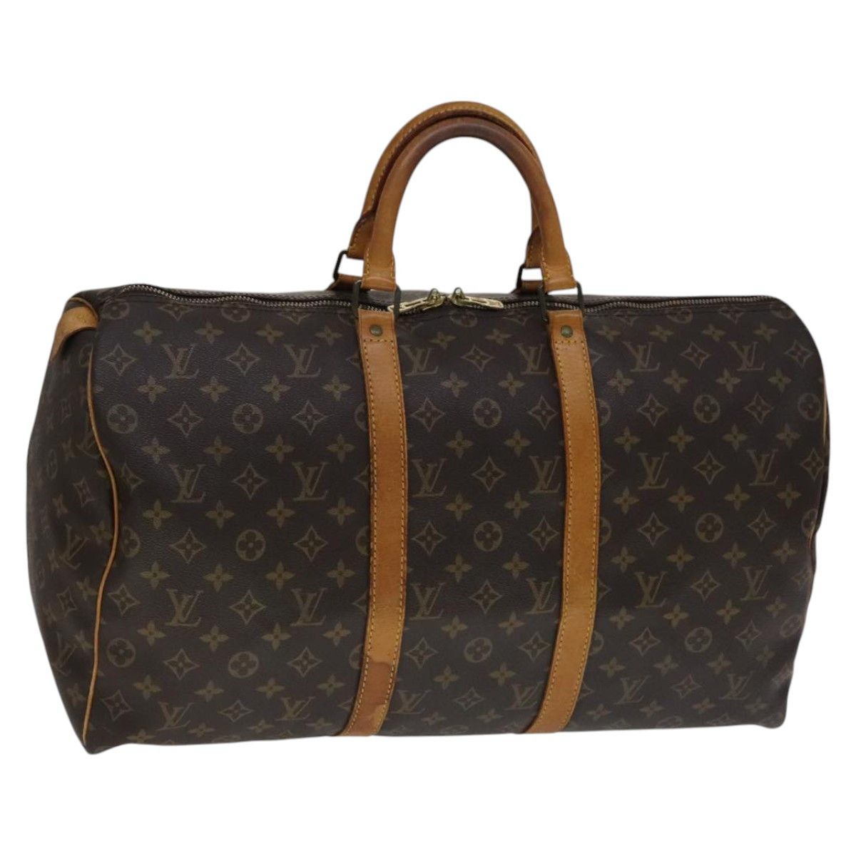 Louis Vuitton Keepall 50 Brown Canvas Travel Bag (Pre-Owned) Size ONE SIZE - 18 Thumbnail