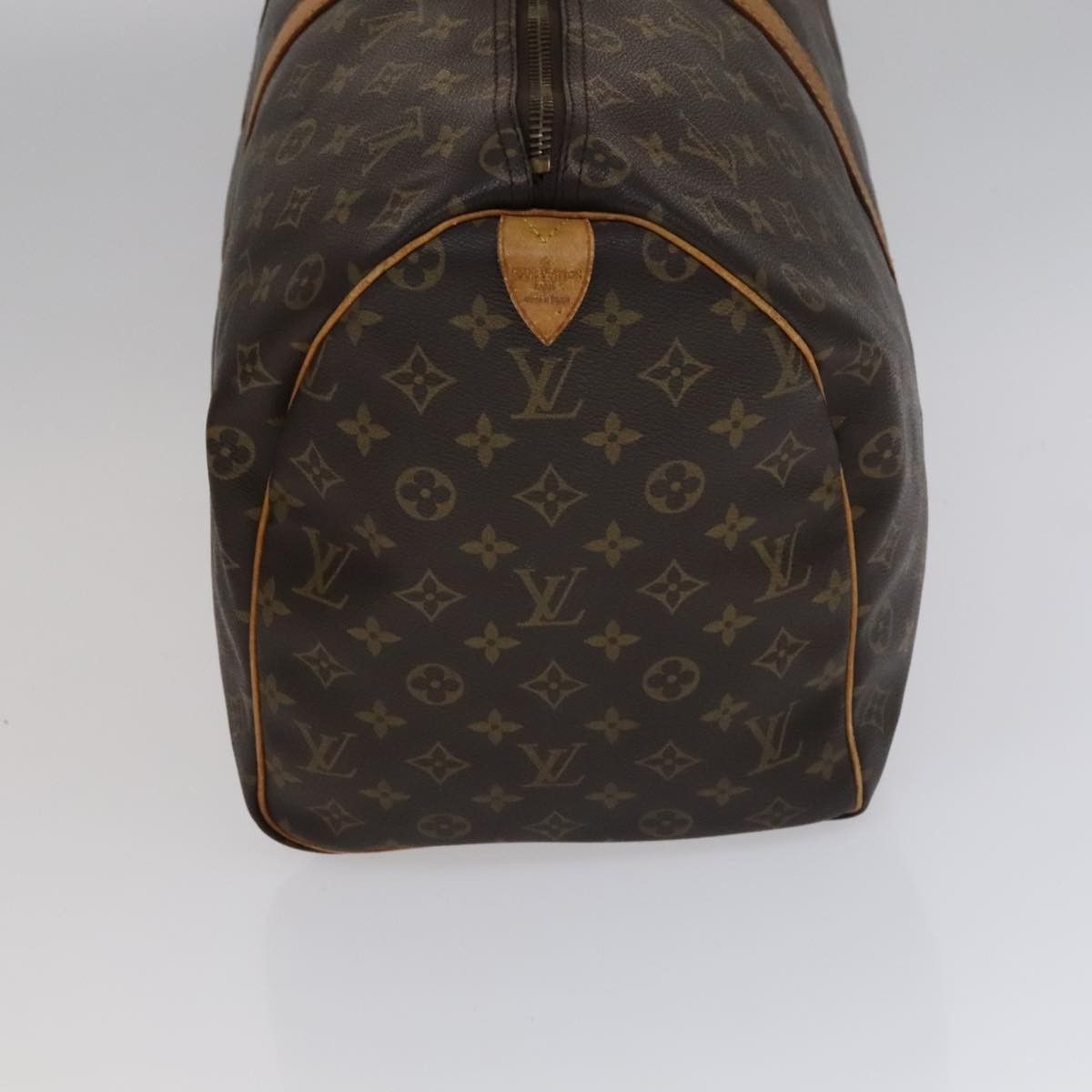 Louis Vuitton Keepall 50 Brown Canvas Travel Bag (Pre-Owned) Size ONE SIZE - 4 Thumbnail
