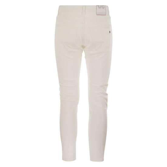 Dondup DONDUP Men Denim Pants UP576BS0030UPTD WHITE Size US 34 / EU 50 - 2 Thumbnail