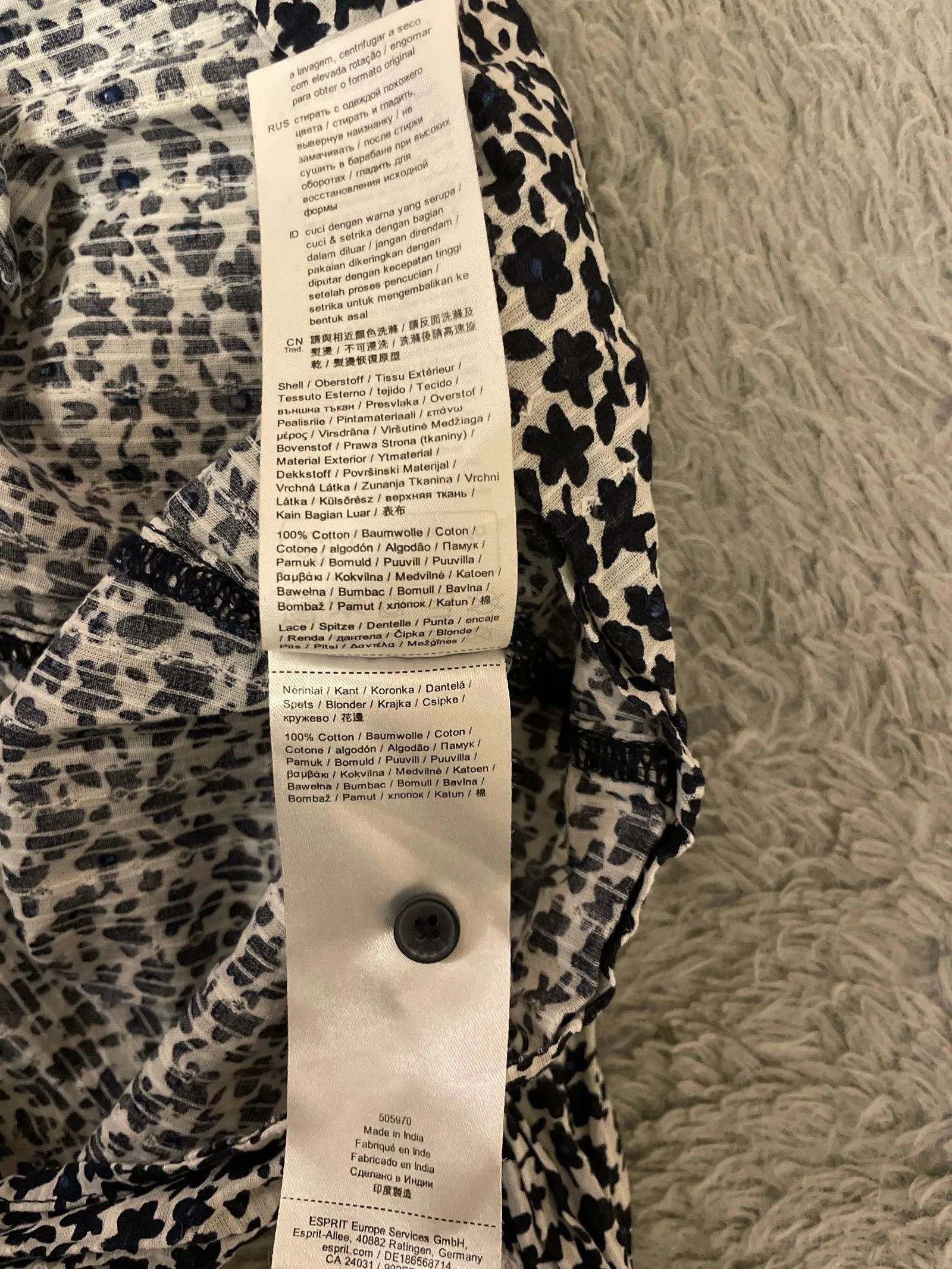 Esprit Esprit Blouse Size L / US 10 / IT 46 - 3 Thumbnail