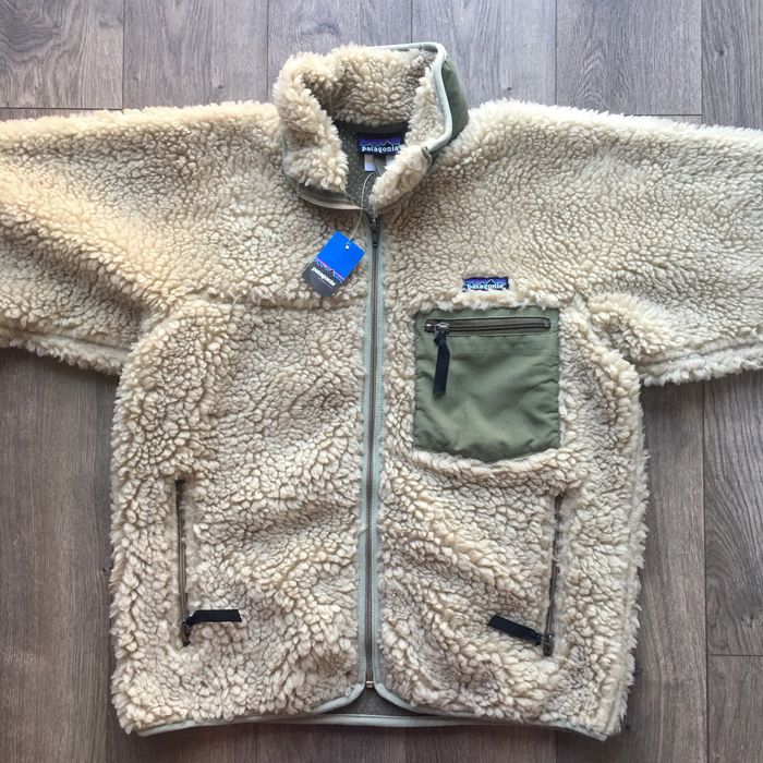 Patagonia NWT Vintage Patagonia Fall ‘03 Cream Deep Pile Retro X Fleece ...