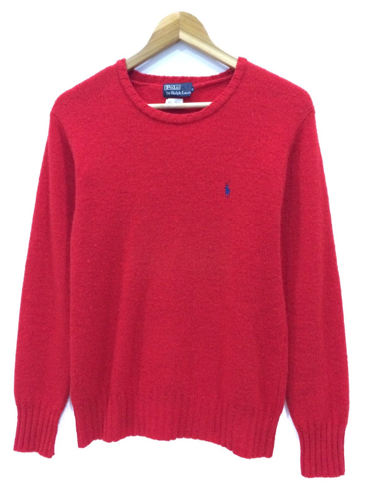 Polo Ralph Lauren RARE!!! Vintage Polo Ralph Lauren Knitwear Red Colour ...