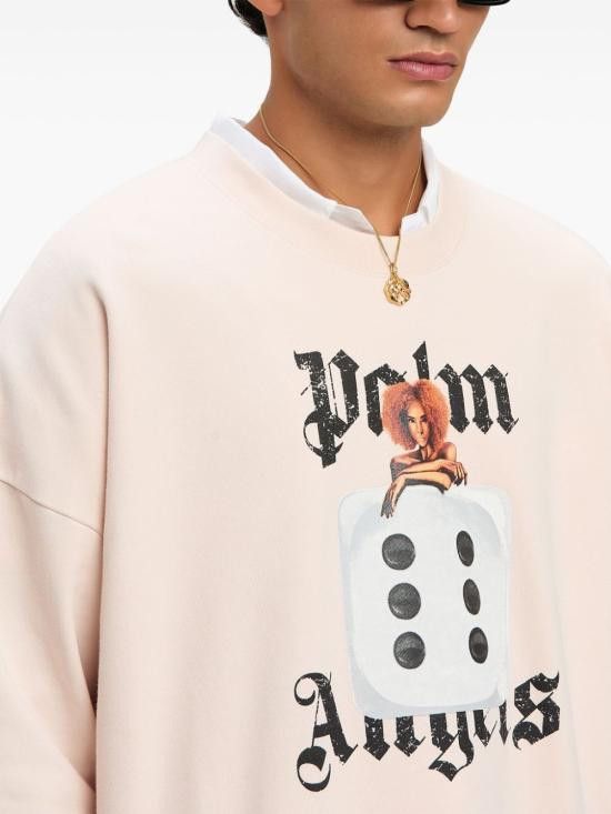 Palm Angels PALM ANGELS Men Hoodies PMBA080S25FLE003 3C10 Pink Size US M / EU 48-50 / 2 - 6 Thumbnail