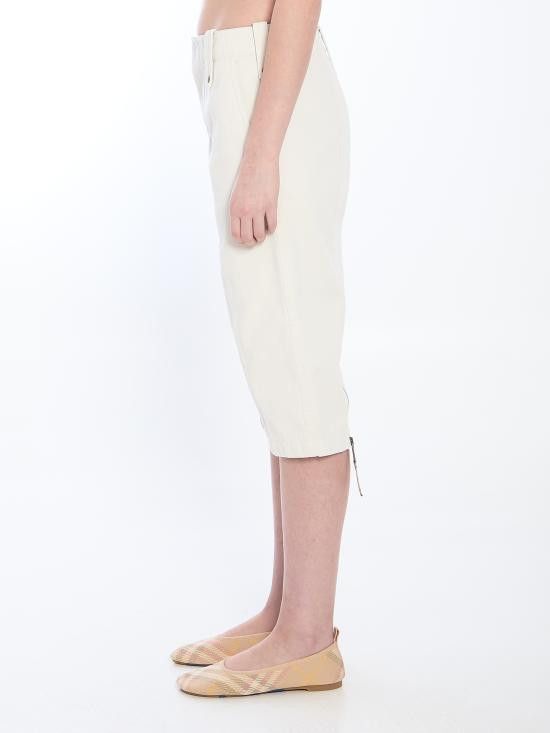 Burberry BURBERRY Women Shorts & Burmudas 8107668 WHITE Size 26" / US 2 / IT 38 - 3 Thumbnail