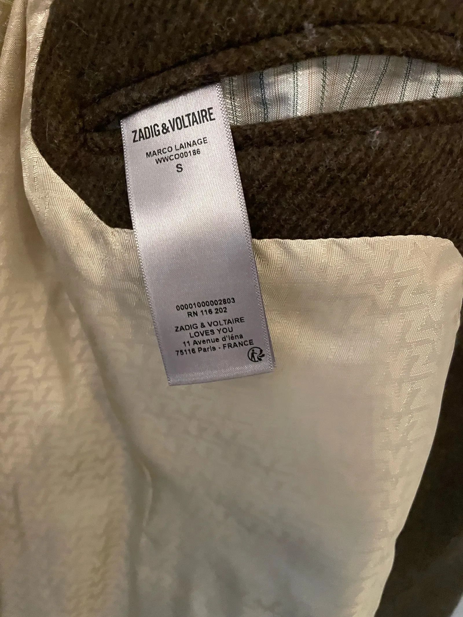 Zadig & Voltaire Zadig & Voltaire Marco coat Coat Size S / US 4 / IT 40 - 3 Thumbnail