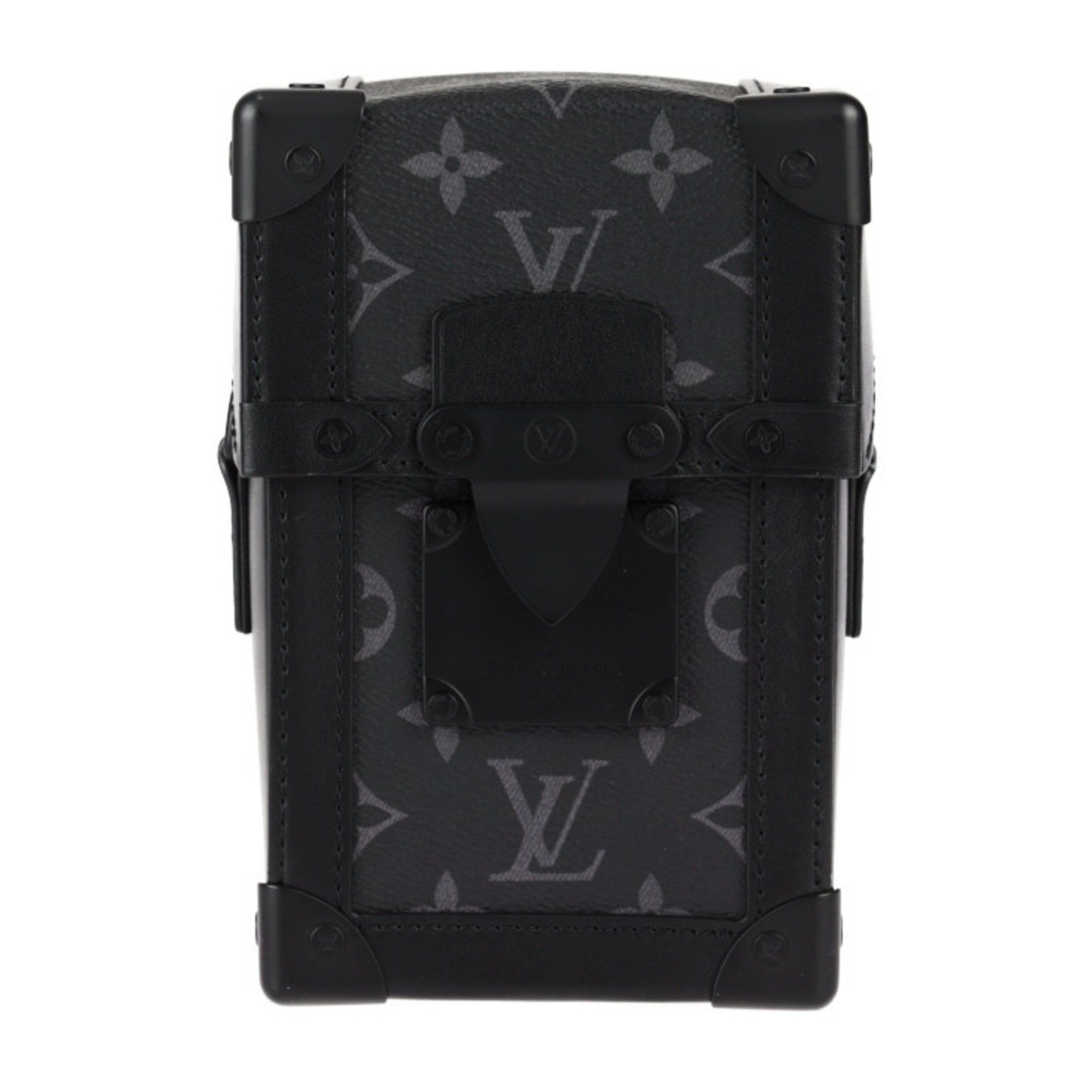 Louis Vuitton Louis Vuitton Vertical Trunk Wearable Wallet Shoulder Bag M82077 Leather Black Grey Crossbody Pochette Size ONE SIZE - 2 Thumbnail